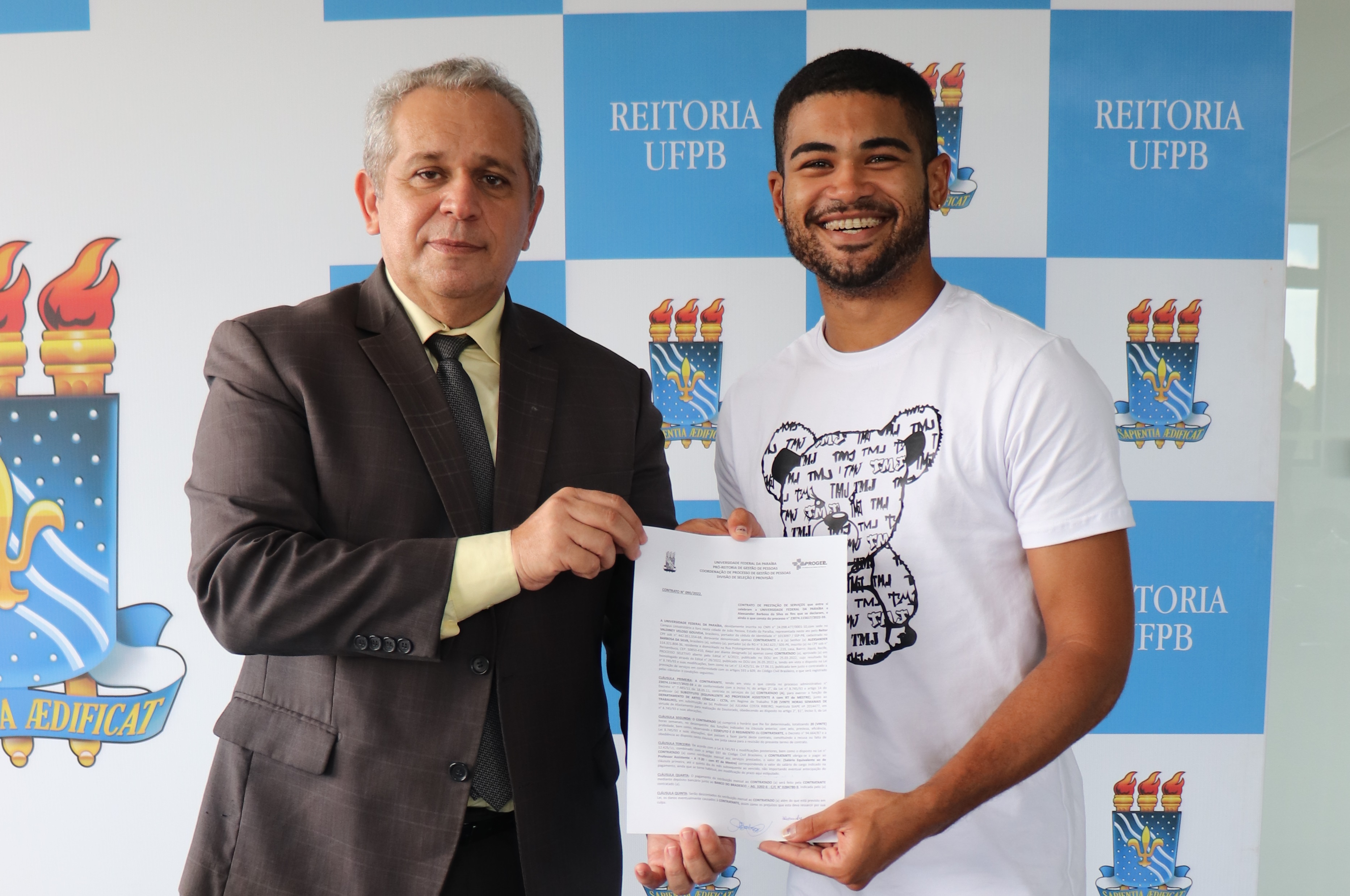 UFPB recepciona novo professor substituto Foto: Aline Lins