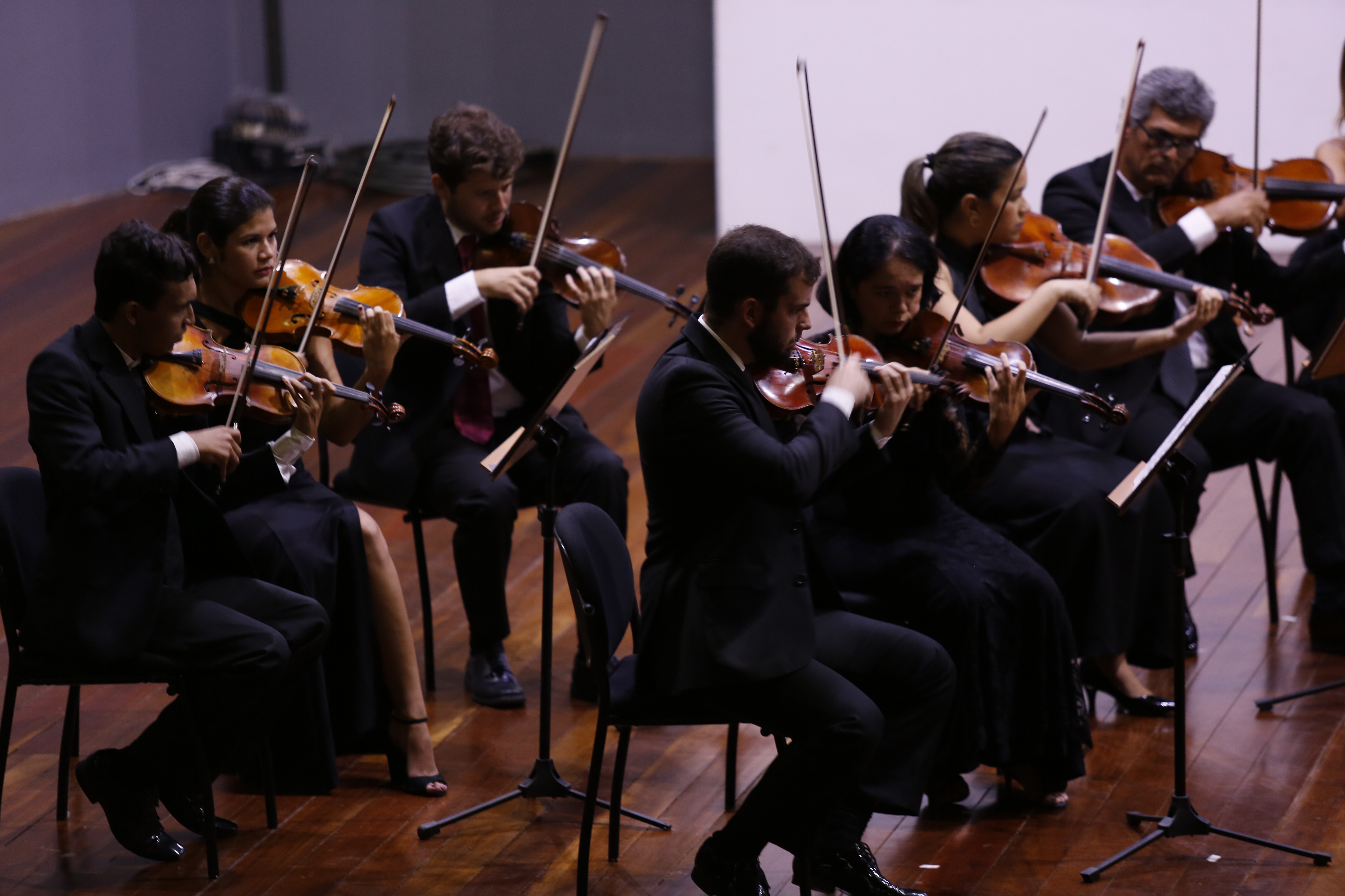 ORQUESTRA SINFÔNICA DA UFPB APRESENTA COMPOSIÇÕES DE PROFESSORES DO CURSO DE MÚSICA Foto: Guto Zafalan